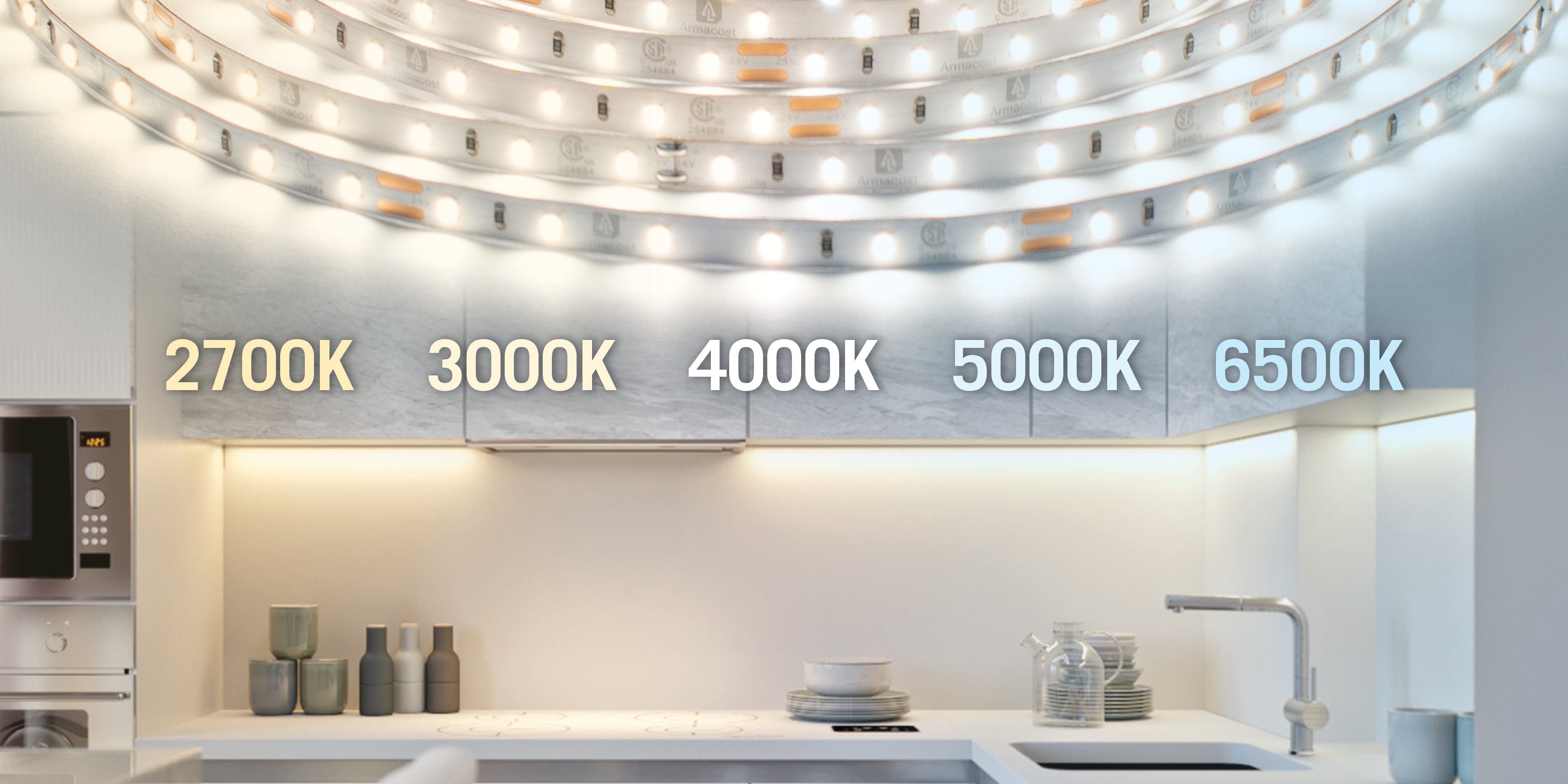led kitchen light 4000k 3000lm