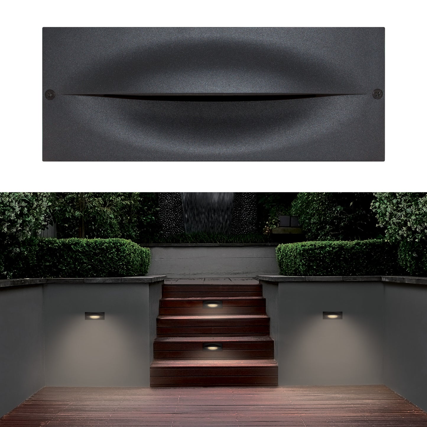 Contour Brick Outdoor LED Wall Light