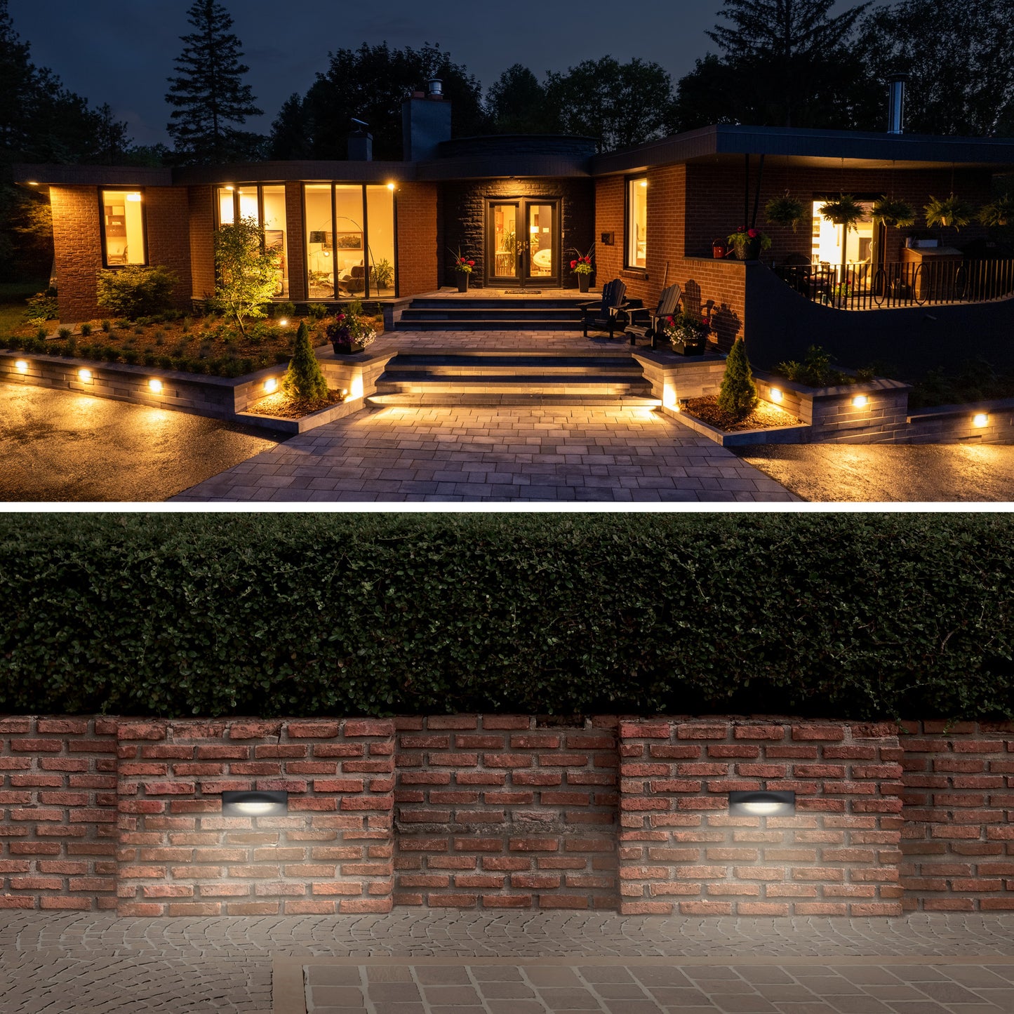 Contour Brick Outdoor LED Wall Light