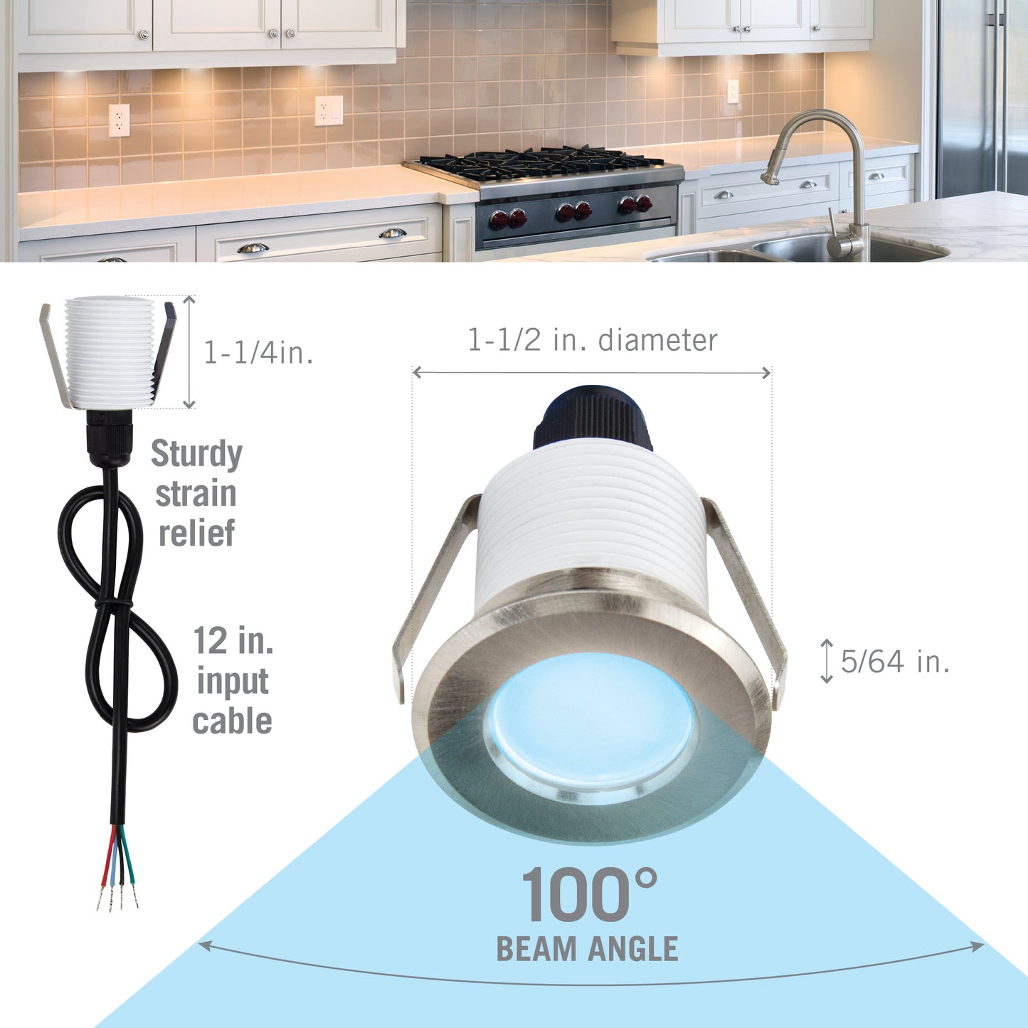 RGB Mini Indoor Outdoor Recessed LED Light