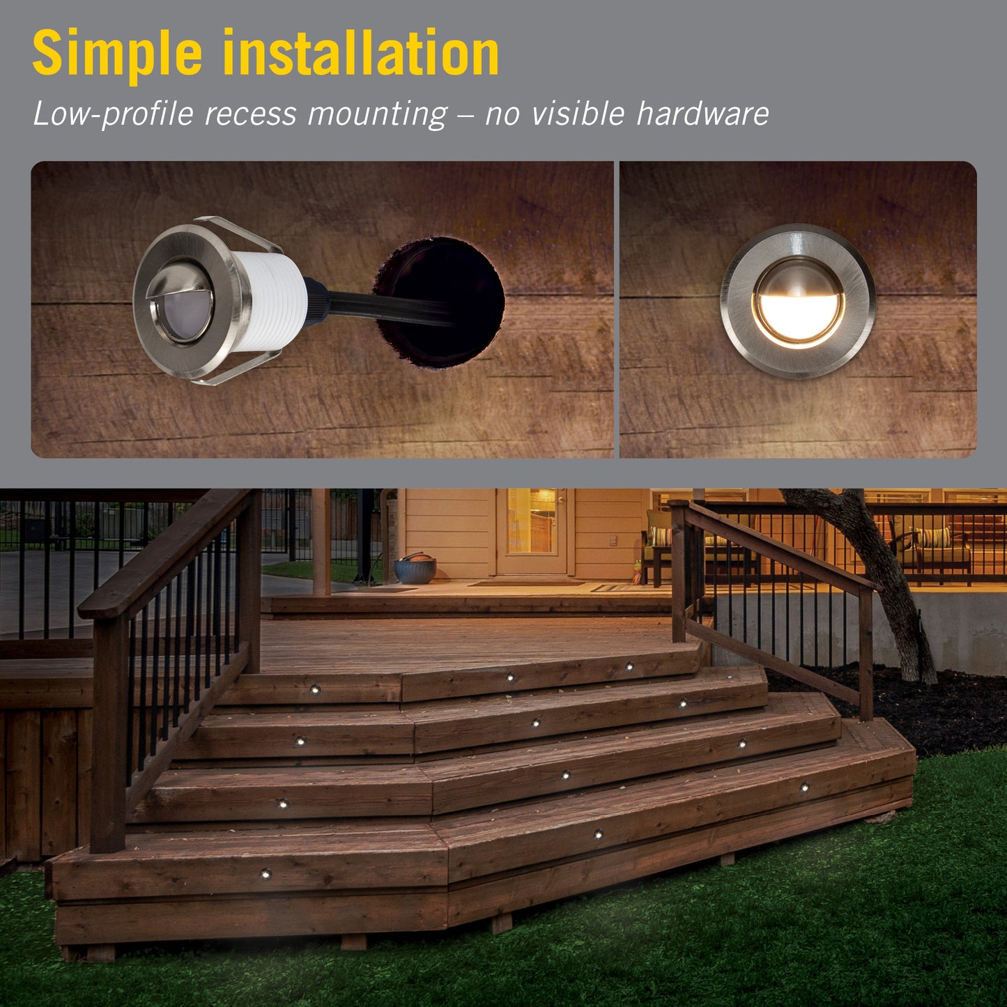 RGB Mini Indoor Outdoor Recessed LED Light