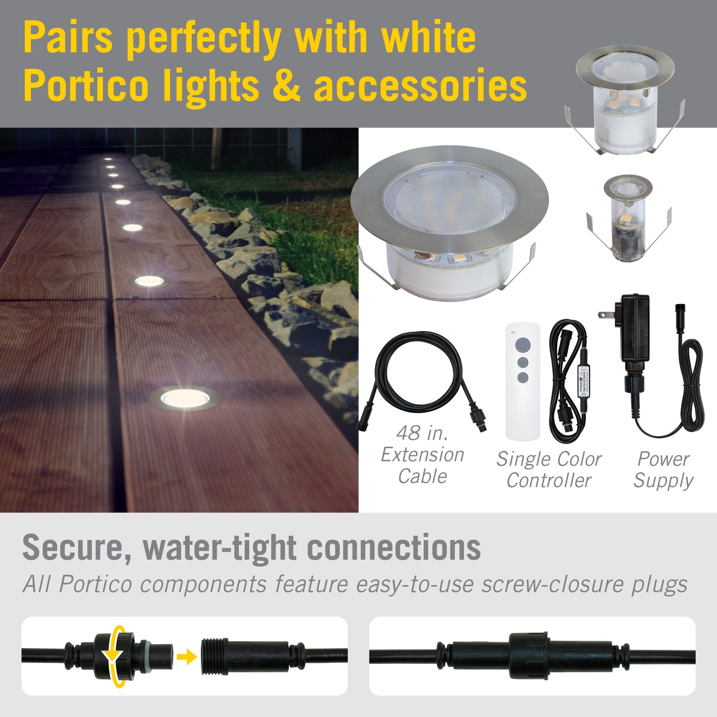 Portico Outdoor LED Light Starter Kit