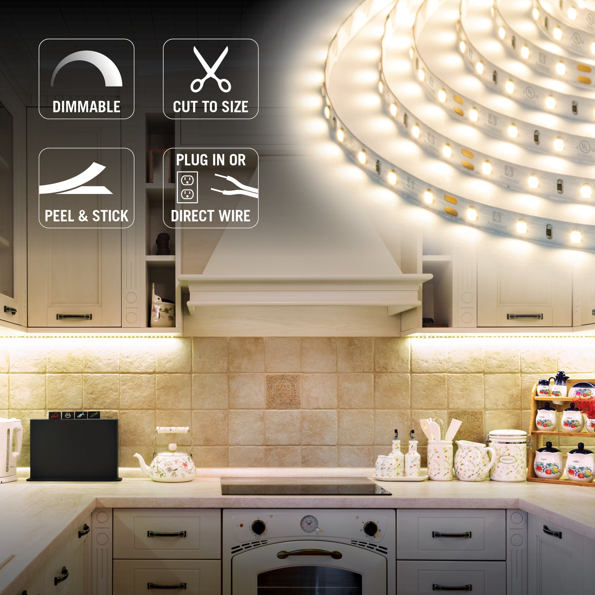 LED Strips 5 metres, Dimmable