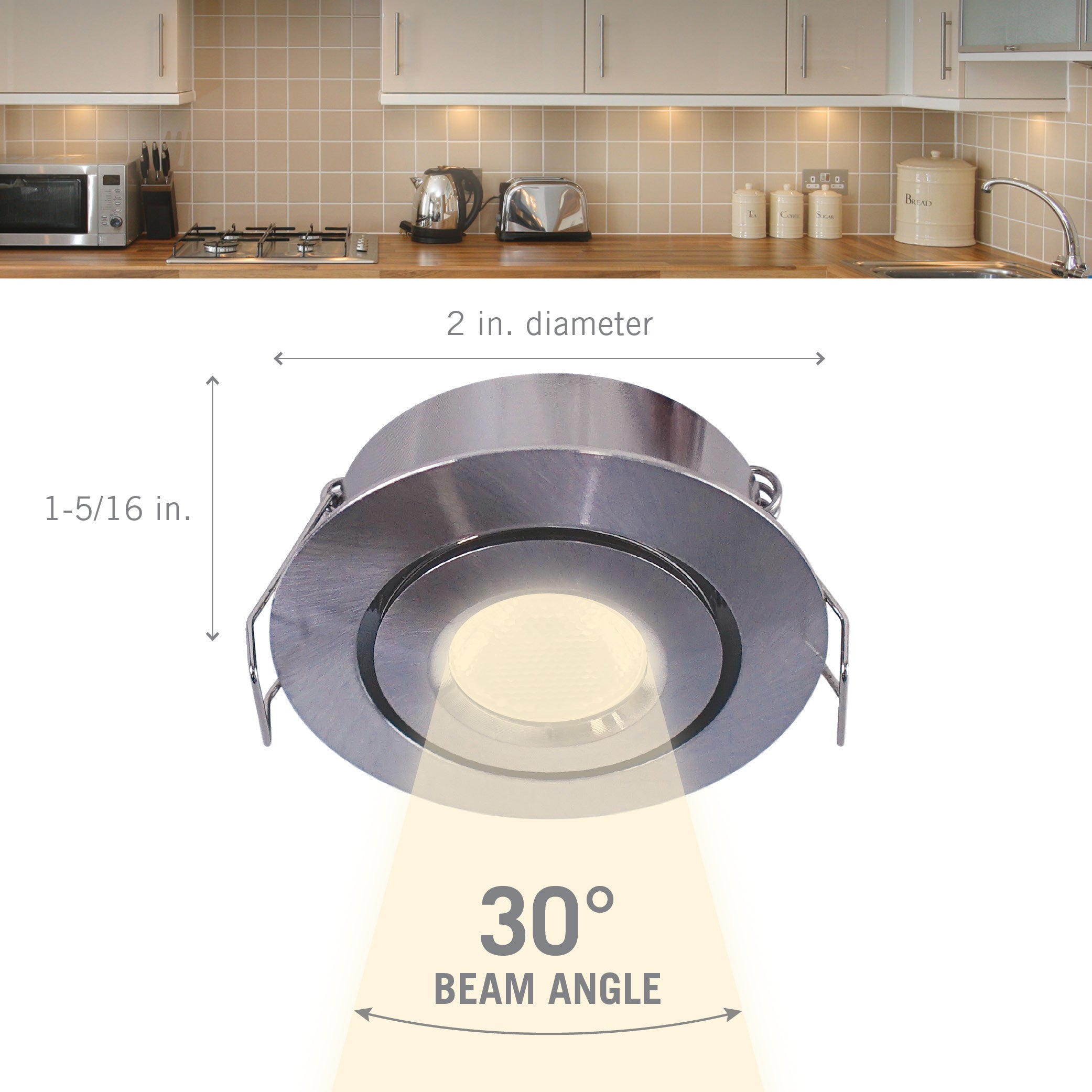 2 inch deals recessed puck lights