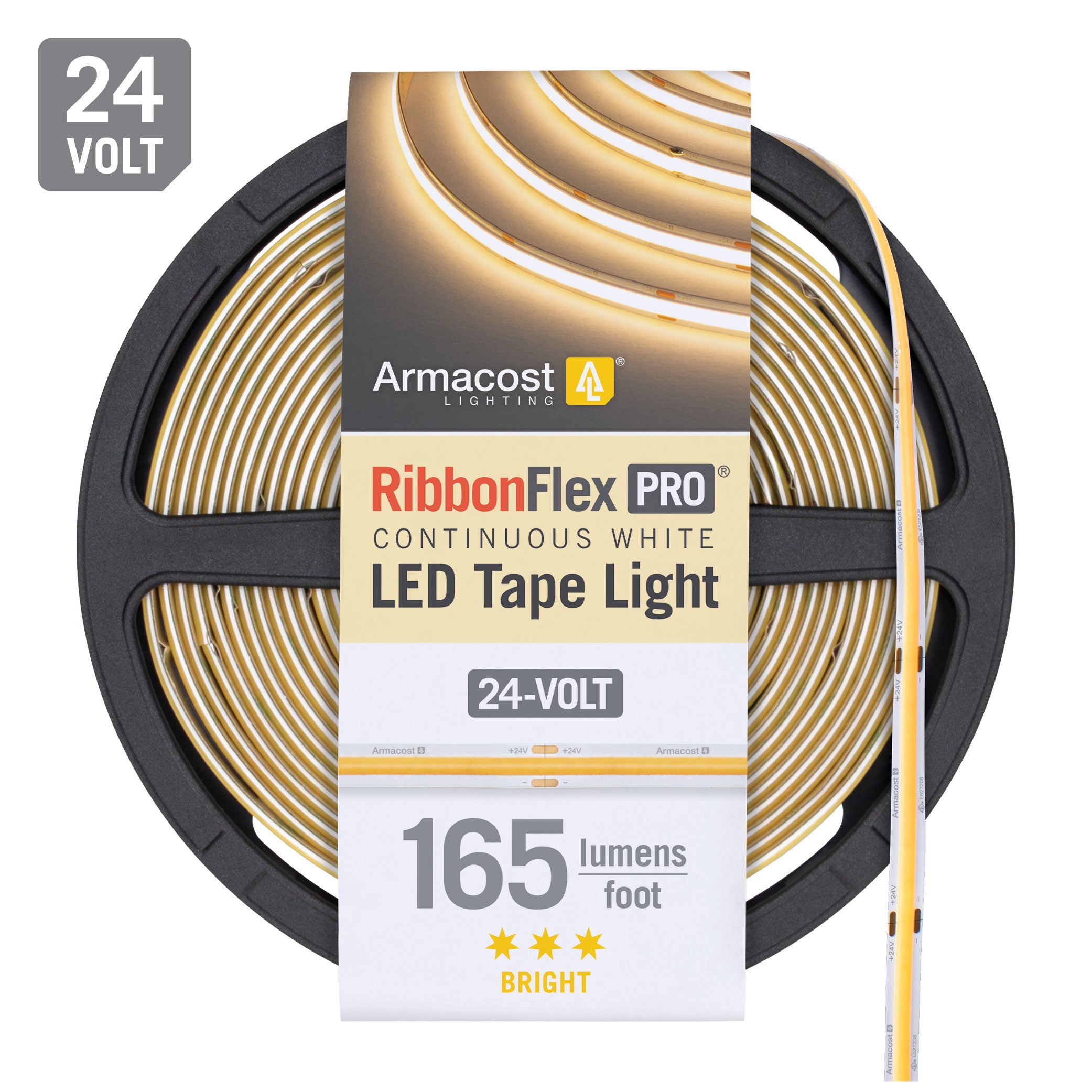 24V White COB LED Flexible Strip Lights Armacost Lighting