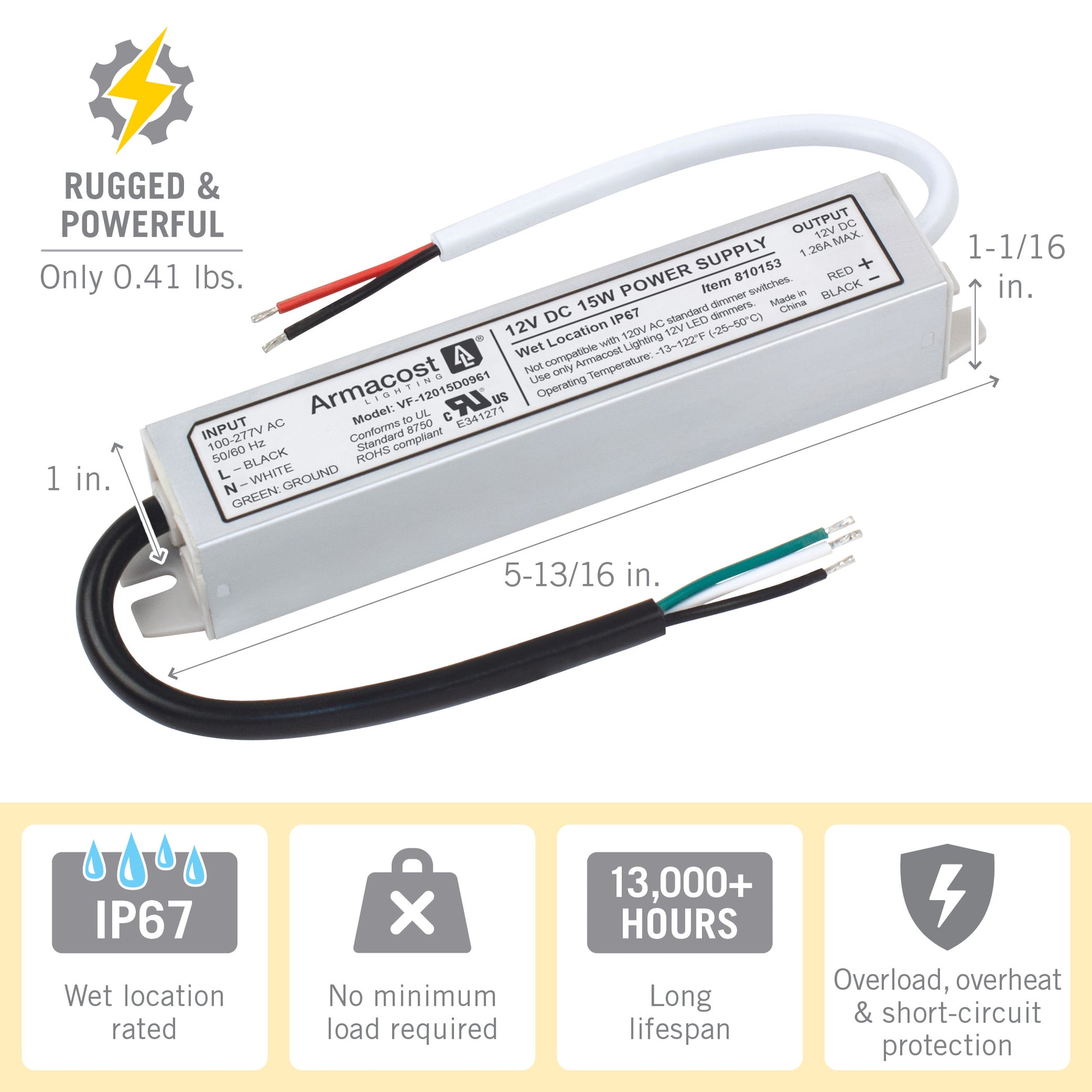 Standard LED Driver 12V DC – Armacost Lighting