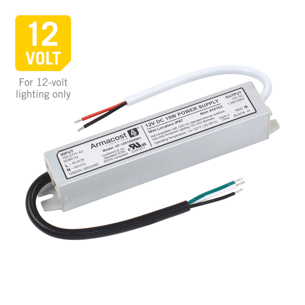 Armacost Lighting 30-Watt Standard Wet Location LED Driver 12-Volt DC  Transformer 810302 - The Home Depot