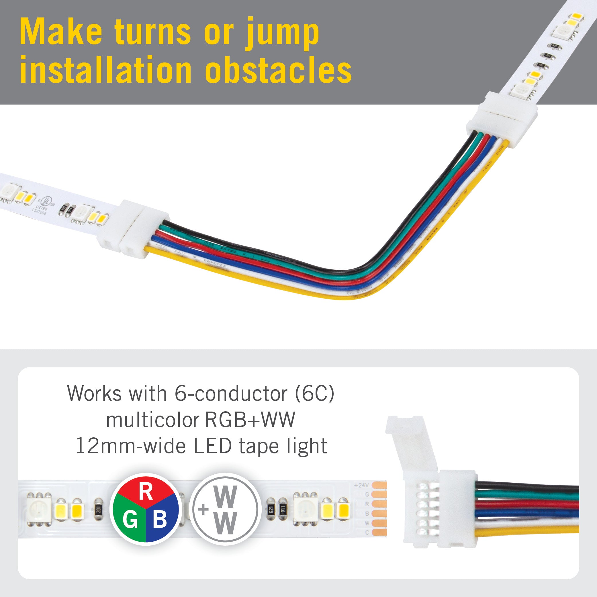 RGB WW LED Strip Light 6