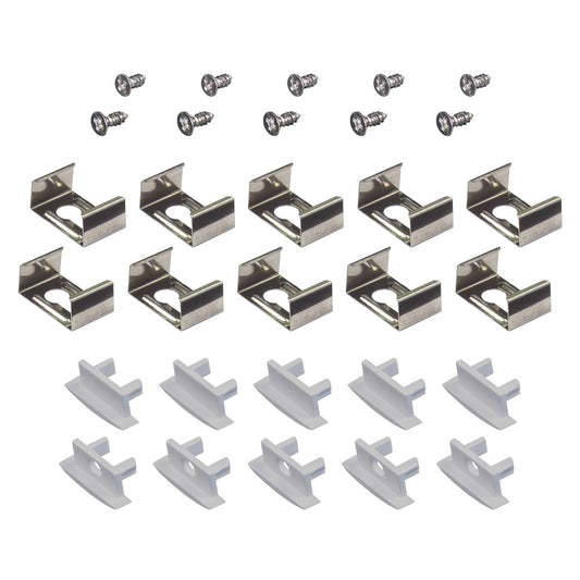 Accessory Packs for LED Tape Light Mounting Channels