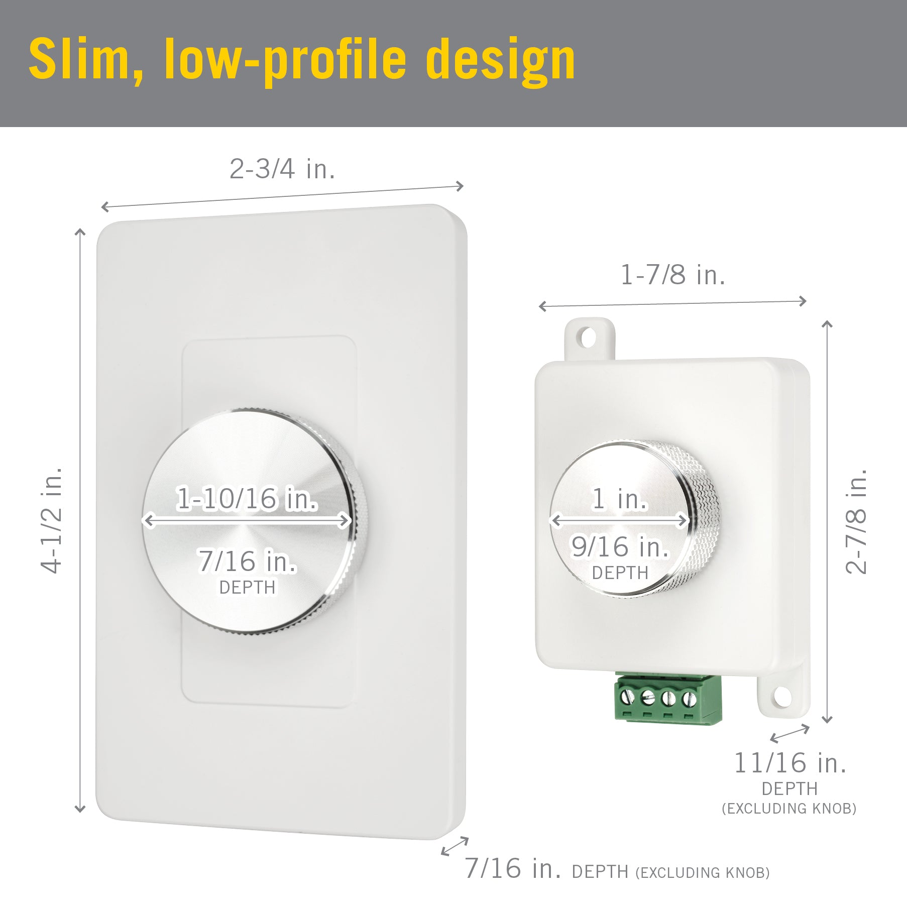 ProLine Rotary Knob LED Strip Light Dimmer – Armacost Lighting