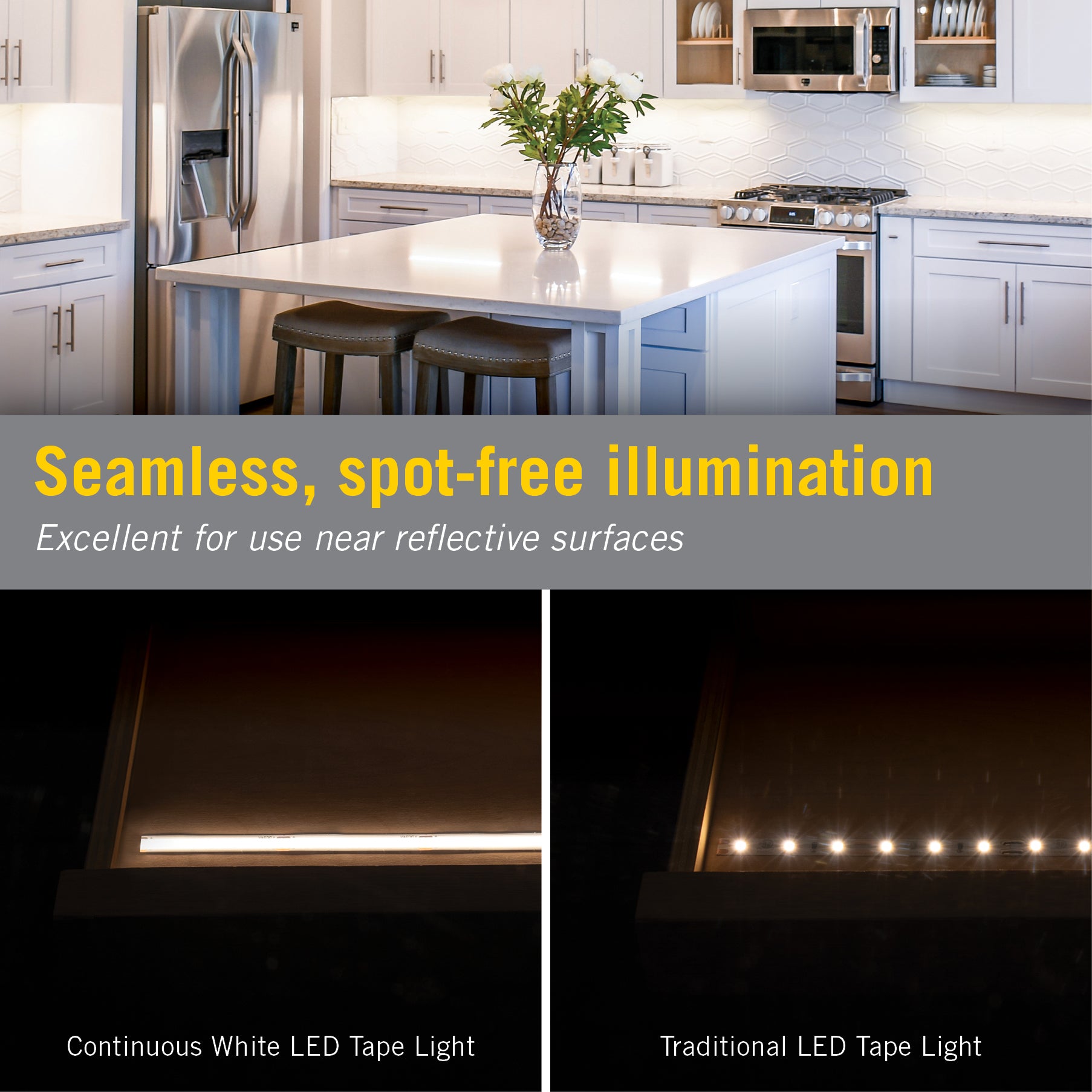 Luminar indoor led under deals cabinet light