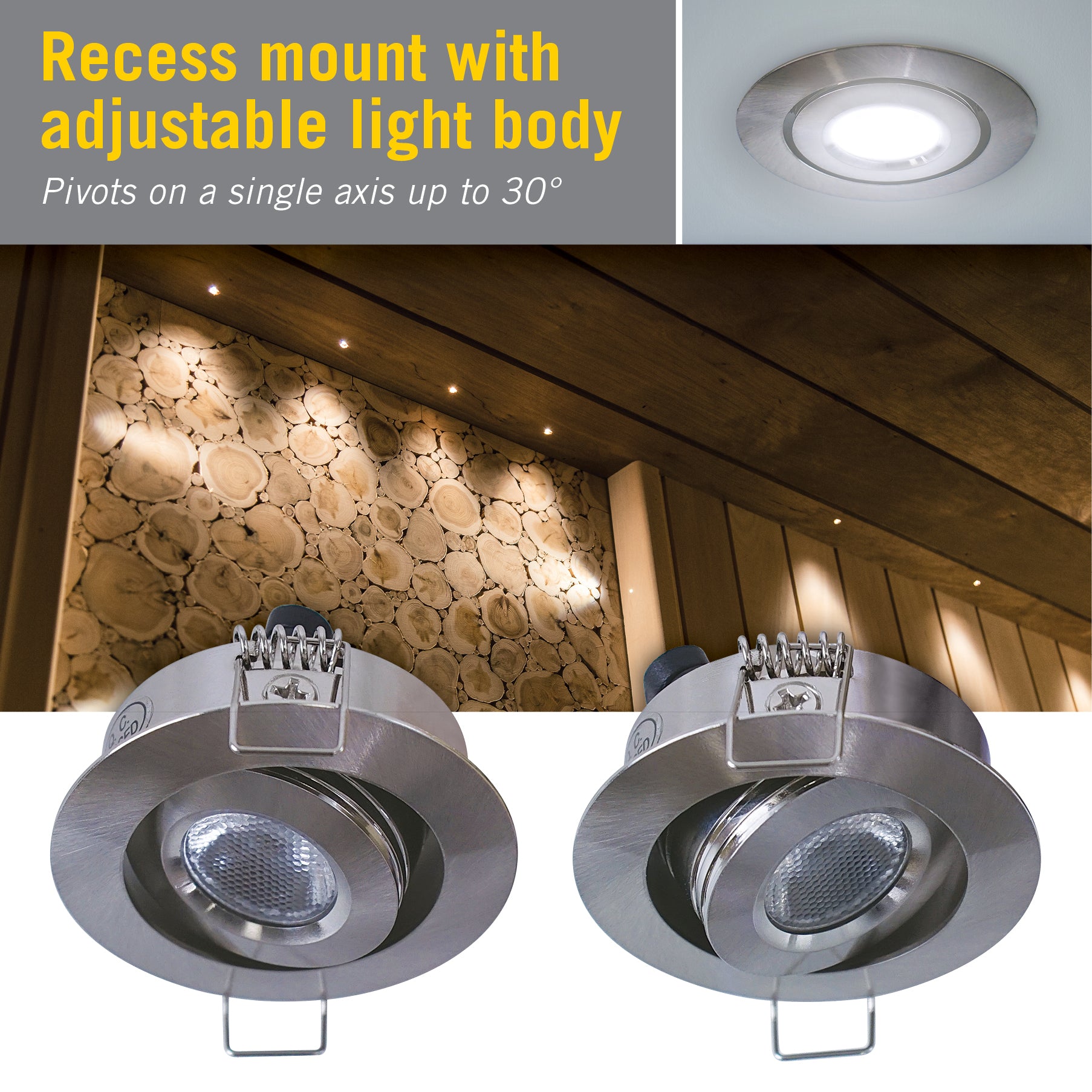 Swivel Under Cabinet LED Puck Light Armacost Lighting