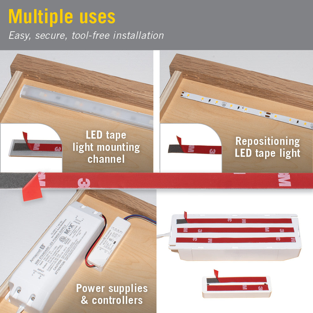 Tape Light Mounting Adhesive for LED Strip Lights